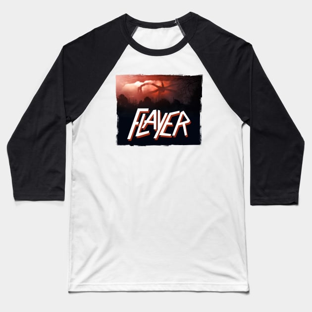 Flayer Baseball T-Shirt by gnotorious